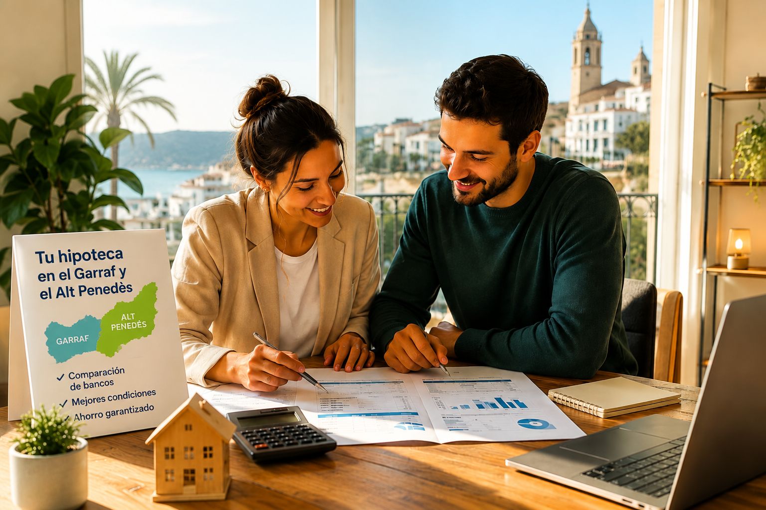 Última actualización: junio 2026 Comprar una vivienda en Sitges, Vilanova i la Geltrú, Sant Pere de Ribes, Vilafranca del Penedès, Cubelles o Cunit sin orientación hipotecaria profesional puede costarte miles de euros de más. Un broker hipotecario en el Garraf y el Alt Penedès te ayuda a comparar ofertas de distintos bancos, negociar condiciones y tramitar tu hipoteca de principio a fin, ahorrándote tiempo y dinero. Lo más importante de este artículo: Un broker hipotecario actúa como intermediario entre tú y los bancos, accediendo a condiciones que no están disponibles en oficina. Sitges es el municipio más caro de la zona con 5.257 €/m² en mayo de 2026, muy por encima de la media catalana. Todos los municipios de la zona registran subidas interanuales de entre el +7,5% y el +16,4% en mayo de 2026, según Idealista. Un buen broker puede conseguirte un diferencial menor, comisiones eliminadas y condiciones de amortización más favorables. Saber si el broker cobra honorarios al cliente o solo a la entidad bancaria es la primera pregunta que debes hacer. En este artículo aprenderás: → ¿Qué es un broker hipotecario y por qué necesitas uno en el Garraf y el Alt Penedès? → El mercado de vivienda en la zona en 2026: precios por municipio → ¿Por qué usar un broker hipotecario en esta zona? → ¿Cómo elegir un buen broker hipotecario? → El proceso paso a paso para contratar una hipoteca con un broker → Preguntas frecuentes sobre brokers hipotecarios en el Garraf y el Alt Penedès ¿Qué es un broker hipotecario y por qué lo necesitas en el Garraf y el Alt Penedès? Un broker hipotecario es un intermediario especializado que negocia en tu nombre con múltiples entidades bancarias para conseguirte las mejores condiciones de financiación posibles. A diferencia de acudir directamente a tu banco de toda la vida, el broker hipotecario tiene acceso a las ofertas de varios bancos al mismo tiempo y conoce qué entidad se adapta mejor a tu perfil financiero. En un territorio tan heterogéneo como el Garraf y el Alt Penedès —donde los precios pueden oscilar entre los 2.146 €/m² de Vilafranca y los 5.257 €/m² de Sitges— esta ventaja es especialmente relevante. Característica Broker hipotecario Asesor bancario directo Entidades que consulta Múltiples bancos (5–20) Solo su propio banco Objetivo Conseguir la mejor oferta para el cliente Colocar el producto del banco Comparativa de condiciones Sí, con análisis detallado No Negociación de diferenciales Sí, habitualmente consigue mejoras Limitada a la política interna Gestión de documentación Completa, de principio a fin Parcial Coste para el cliente Variable (a veces con honorarios, solo si firmas) Gratuito pero sin intermediación El gestor financiero tradicional tramita la documentación, pero no negocia condiciones. El broker hace ambas cosas. El mercado de vivienda en el Garraf y el Alt Penedès en 2026 Precios por municipio El Garraf y el Alt Penedès presentan en 2026 uno de los rangos de precios más amplios de Cataluña: desde los 2.146 €/m² de Vilafranca del Penedès hasta los 5.257 €/m² de Sitges, según datos de Idealista de mayo de 2026. Todos los municipios registran crecimientos interanuales positivos, con Cubelles liderando la subida con un +16,4%. Municipio €/m² (mayo 2026) Variación interanual Sitges 5.257 €/m² +13,4% Vilanova i la Geltrú 2.777 €/m² +8,8% Sant Pere de Ribes 2.586 €/m² +7,5% Cubelles 2.536 €/m² +16,4% Cunit 2.243 €/m² +10,6% Vilafranca del Penedès 2.146 €/m² +12,7% Fuente: Idealista, informes de precios de venta por municipio, mayo 2026. Precios de oferta, no de cierre. Esta dispersión de precios tiene un impacto directo sobre el importe de la hipoteca necesaria. Un broker hipotecario con experiencia en la zona conoce qué entidades financian mejor cada perfil de inmueble —primera residencia en Vilafranca, segunda residencia en Sitges, vivienda costera en Cubelles o Cunit— y adapta la estrategia de financiación a cada caso. Evolución del mercado y tendencias El mercado inmobiliario del Garraf y el Alt Penedès acumula subidas sostenidas en 2026, con crecimientos que superan en la mayoría de municipios la media catalana. Los datos registrales de 2024 ya situaban el Garraf en 3.091 €/m² de media en segunda mano, un 22% por encima de la media catalana de 2.516 €/m², según Idescat. Sitges consolida su posición como uno de los mercados de lujo más activos de Cataluña, con fuerte presencia de compradores internacionales. Cubelles y Cunit destacan por las subidas más intensas de la zona (+16,4% y +10,6%), impulsadas por la demanda de vivienda costera a precios más accesibles que Sitges. Vilanova i la Geltrú actúa como mercado de referencia para perfiles de primera residencia con buena conexión a Barcelona en tren. Vilafranca del Penedès, con el precio más bajo de la zona, atrae compradores que buscan superficie y calidad de vida a menor coste. Estabilización del Euríbor en niveles más bajos que los máximos de 2023–2024, que ha reactivado la demanda hipotecaria en toda la zona. Actividad hipotecaria en la zona Contexto hipotecario en Cataluña No existen datos públicos desagregados de hipotecas firmadas a nivel comarcal para el Garraf y el Alt Penedès. Como referencia del entorno, en Cataluña se firmaron 87.000 hipotecas sobre viviendas en 2025, un +18,4% respecto al año anterior, con un importe medio de aproximadamente 183.900 €, según el INE vía Idescat. Indicador Dato (Cataluña, 2025) Hipotecas sobre vivienda firmadas 87.000 (+18,4% interanual) Capital total prestado 16.000 millones € Importe medio por hipoteca ≈ 183.900 € Tipo predominante Hipoteca mixta (fija inicial + variable) Fuente: INE vía Idescat, actualización febrero 2026. Dato de Cataluña, no desagregado por comarca. Implicaciones para el comprador en el Garraf y el Alt Penedès Con precios que oscilan entre los 2.146 €/m² y los 5.257 €/m² según el municipio, el importe de la hipoteca varía enormemente dentro de la misma zona. Para una vivienda de 80 m² en Sitges, el precio de compra puede superar los 420.000 €: con financiación del 70% (segunda residencia), la hipoteca ronda los 294.000 € y la cuota mensual se sitúa entre 1.450 y 1.500 € a tipo fijo del 3,5% a 25 años. En Vilafranca del Penedès, la misma superficie rondaría los 172.000 €: con un 80% financiado, la hipoteca sería de unos 137.000 € y la cuota mensual en torno a los 685 €. Consejo práctico: En mercados de segunda residencia como Sitges o la franja costera del Garraf, muchos bancos financian como máximo el 70% del valor de tasación (frente al 80% habitual en primera residencia). Un broker hipotecario conoce qué entidades ofrecen mejores condiciones para este tipo de operaciones y puede conseguirte financiación en condiciones que no encontrarás en ventanilla. ¿Por qué usar un broker hipotecario en el Garraf y el Alt Penedès? Negociar una hipoteca directamente con un banco tiene un problema fundamental: solo ves una oferta. El broker hipotecario te da acceso simultáneo a las condiciones de varios bancos y negocia en tu nombre desde una posición de volumen que tú solo no tienes. Ahorro en el diferencial: incluso 0,1 puntos menos en el diferencial de una hipoteca variable suponen miles de euros a lo largo de la vida del préstamo. Eliminación de productos vinculados: seguros, tarjetas y planes de pensiones obligatorios que suelen "inflar" el coste real de la hipoteca. Mejores condiciones de amortización: periodos de carencia, amortización anticipada sin penalización, etc. Ahorro de tiempo: el broker gestiona toda la documentación y la relación con el banco. Mayor probabilidad de aprobación: especialmente útil para perfiles con ingresos variables, autónomos o compradores extranjeros. Situación del comprador Ventaja principal del broker Primera residencia en Vilanova o Vilafranca Acceso a mejores diferenciales y tipos fijos Autónomo o freelance Encuentra entidades que aceptan su perfil Comprador extranjero (Sitges, Costa Garraf) Navega los requisitos de financiación a no residentes Segunda residencia en Sitges o la costa Bancos que financian hasta el 70% en segunda residencia Importe elevado (+300.000 €) Negociación de condiciones premium ¿Cómo elegir un buen broker hipotecario en el Garraf y el Alt Penedès? Criterios de selección No todos los brokers hipotecarios son iguales. Estos son los criterios que debes valorar antes de elegir: Experiencia y trayectoria: ¿cuántos años lleva operando? ¿Conoce el mercado local del Garraf y el Alt Penedès o trabaja de forma genérica? Red de bancos: un buen broker trabaja con al menos 15–20 entidades bancarias. Cuantas más, mejor. Modelo de honorarios: ¿cobra al cliente, al banco o ambos? La transparencia en este punto es fundamental. Certificaciones: comprueba que esté registrado como intermediario de crédito inmobiliario en el Banco de España (obligatorio desde la Ley 5/2019 de Crédito Inmobiliario). Reseñas y casos de éxito: busca opiniones reales en Google, Trustpilot o foros inmobiliarios. Una opción contrastada es Housfy, broker hipotecario con más de 6.500 hipotecas firmadas y una valoración de 4,3 sobre 5 en más de 4.284 reseñas verificadas: negocia con más de 20 bancos y solo pagas si firmas. Preguntas que deberías hacer a tu broker Antes de firmar nada con un broker hipotecario, haz estas preguntas: ¿Con qué bancos trabajas habitualmente? ¿Cuánto cobras y quién paga tus honorarios? ¿Tienes experiencia con hipotecas de segunda residencia en el Garraf? ¿Cuál es el plazo estimado desde que te contrato hasta que tengo la hipoteca aprobada? ¿Qué diferencial medio has conseguido para tus clientes recientemente? ¿Qué pasa si el banco me deniega la hipoteca? ¿Hay algún coste? ¿Tienes seguro de responsabilidad civil profesional? Proceso paso a paso: contratar una hipoteca con un broker en el Garraf y el Alt Penedès El proceso habitual cuando trabajas con un broker hipotecario tiene cinco fases bien definidas. Fase 1 – Análisis de tu perfil financiero El broker revisa tu situación: ingresos, ahorros disponibles, deudas existentes, tipo de contrato laboral y el inmueble que quieres comprar. Con esta información, calcula qué importe puedes financiar y qué perfil de hipoteca se adapta mejor a ti. Fase 2 – Búsqueda y comparativa de ofertas El broker solicita condiciones a múltiples bancos en tu nombre, sin que esto genere consultas en el CIRBE que puedan perjudicarte. Recibe y compara las ofertas en términos de TIN, TAE, comisiones, productos vinculados y condiciones de amortización. Fase 3 – Presentación de la mejor oferta Te presenta las dos o tres mejores opciones con un análisis comparativo real: no solo el tipo de interés, sino el coste total de la hipoteca a lo largo de toda su vida. Fase 4 – Negociación y gestión documental El broker negocia las condiciones con el banco seleccionado y gestiona toda la documentación requerida: FEIN, FIAE, acta notarial previa, tasación, etc. Fase 5 – Firma y cierre Acompaña al cliente hasta la firma ante notario, asegurando que todo el proceso cumple con la Ley de Crédito Inmobiliario y que no hay sorpresas de última hora. Preguntas frecuentes sobre brokers hipotecarios en el Garraf y el Alt Penedès ¿Qué hace exactamente un broker hipotecario en el Garraf y el Alt Penedès? Un broker hipotecario en esta zona actúa como intermediario entre el comprador y los bancos. Analiza el perfil financiero del cliente, consulta las condiciones de múltiples entidades bancarias simultáneamente, negocia las mejores condiciones posibles y gestiona toda la tramitación hasta la firma. A diferencia del asesor bancario, el broker no representa a ninguna entidad concreta: trabaja exclusivamente para conseguir la mejor hipoteca para su cliente. ¿Cuánto cuesta contratar un broker hipotecario? Existen tres modelos principales: brokers que cobran exclusivamente al banco (gratuitos para el cliente), brokers que cobran honorarios al cliente solo si consiguen la hipoteca (habitualmente entre el 0,5% y el 1% del capital financiado) y brokers mixtos. Antes de contratar, exige siempre que el modelo de honorarios quede por escrito. ¿Cuál es el municipio más caro del Garraf y el Alt Penedès para comprar vivienda? Sitges es con diferencia el municipio más caro de la zona, con un precio medio de 5.257 €/m² en mayo de 2026, casi el doble que Vilanova i la Geltrú (2.777 €/m²) y más del doble que Vilafranca del Penedès (2.146 €/m²). Esta diferencia de precios tiene un impacto directo sobre el importe de la hipoteca necesaria y sobre las condiciones que los bancos ofrecen. ¿Es diferente conseguir una hipoteca para segunda residencia en Sitges? Sí. Los bancos suelen financiar como máximo el 70% del valor de tasación en segunda residencia, frente al 80% habitual en primera residencia, y aplican criterios de riesgo más estrictos. Un broker hipotecario con experiencia en operaciones de segunda residencia conoce qué entidades son más favorables para este tipo de compras y puede acceder a condiciones que no se ofrecen en ventanilla. ¿Qué diferencias hay entre un broker y un asesor bancario local? El asesor bancario local trabaja para el banco y tiene como objetivo colocar los productos de su entidad. El broker hipotecario trabaja para ti: puede acceder a ofertas de 10 o 15 bancos diferentes, mientras que el asesor bancario solo puede ofrecerte lo que tiene su entidad, con escaso margen de negociación real. ¿Cuánto puedo ahorrar usando un broker hipotecario en esta zona? Para una hipoteca de 250.000 € a 25 años, una diferencia de 0,2 puntos en el diferencial puede suponer un ahorro acumulado de entre 8.000 € y 12.000 € a lo largo de la vida del préstamo. A esto hay que sumar el ahorro potencial en comisiones de apertura, productos vinculados eliminados y mejores condiciones de amortización anticipada. Recursos y enlaces útiles Informe de precios de venta en Sitges – Idealista Estadística de hipotecas en Cataluña – Idescat Registro de intermediarios de crédito inmobiliario – Banco de España Estadísticas de hipotecas – INE Conclusión El Garraf y el Alt Penedès combinan algunos de los mercados inmobiliarios más dinámicos de Cataluña: desde el lujo internacional de Sitges hasta la accesibilidad de Vilafranca, pasando por la fuerte revalorización de Cubelles y Cunit. En todos estos municipios, los precios suben con fuerza en 2026 y cada décima de diferencial en la hipoteca cuenta. Si buscas una referencia contrastada, Housfy es un broker hipotecario que gestiona tu hipoteca en 3-4 semanas frente a los 2 meses del banco, negociando con más de 20 entidades por ti, y solo cobra si firmas. Un broker hipotecario con experiencia en esta zona te da acceso a condiciones que no encontrarás en ventanilla, negocia en tu nombre y gestiona toda la tramitación para que tú solo tengas que firmar. Artículo elaborado con datos del mercado inmobiliario del Garraf y el Alt Penedès a junio de 2026. Fuentes: Idealista (precios de venta por municipio, mayo 2026), INE vía Idescat (estadística de hipotecas en Cataluña, 2025), Idescat (precio medio de segunda mano por comarca, 2024).